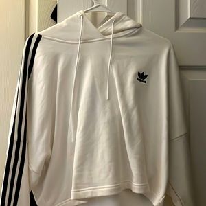Adidas cropped woman’s hoodie size medium